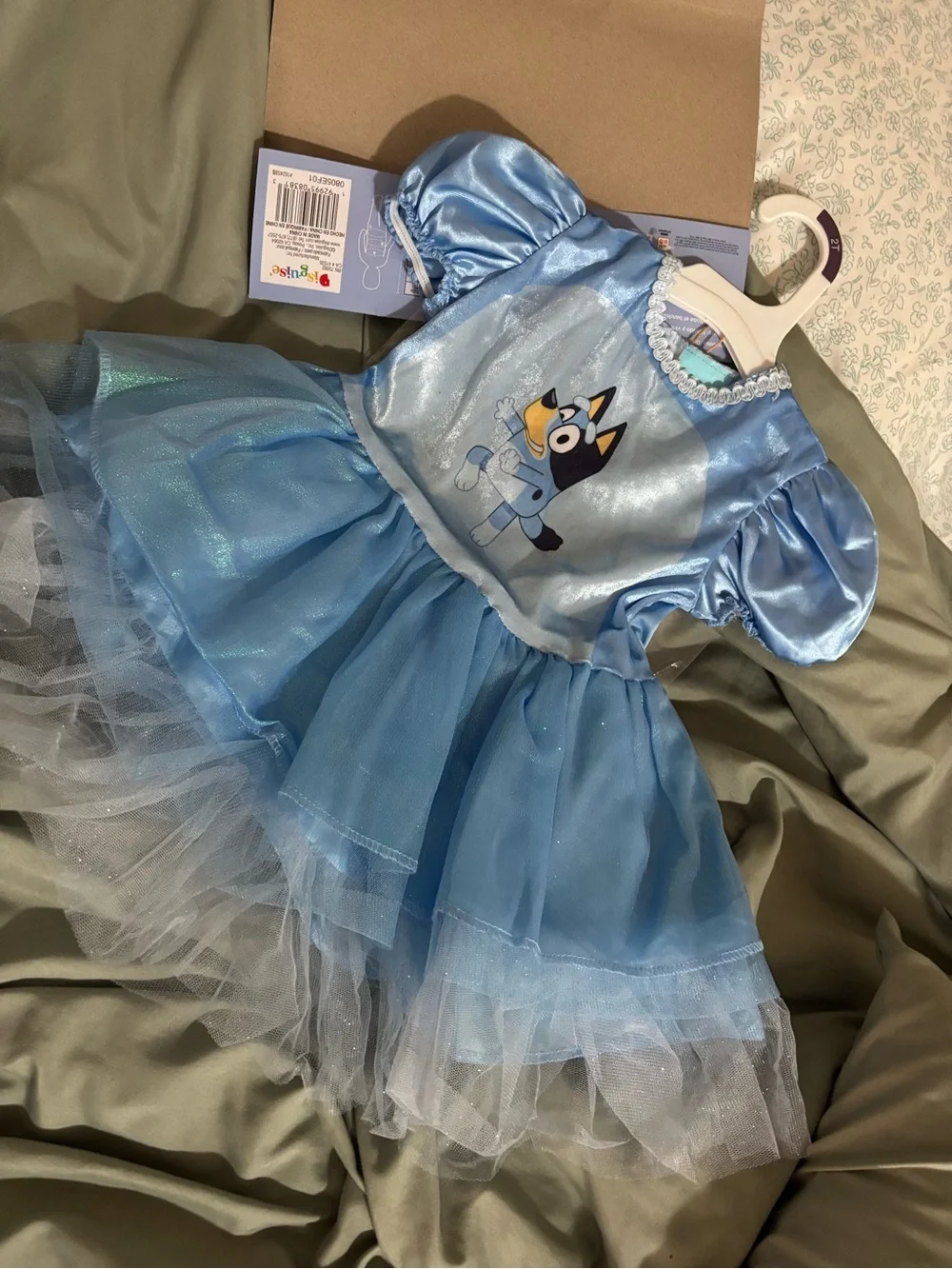Target Bluey Light Blue Tulle Dress Costume (Blue) - Picture 3 of 4